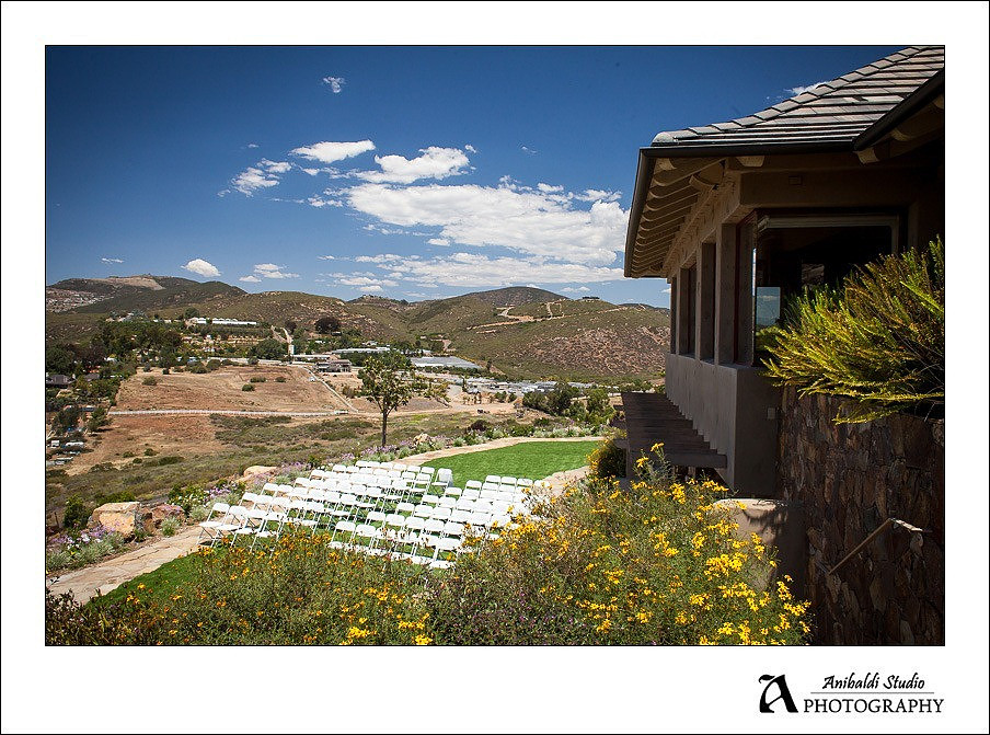 005-above clouds san diego wedding ceremony setup
