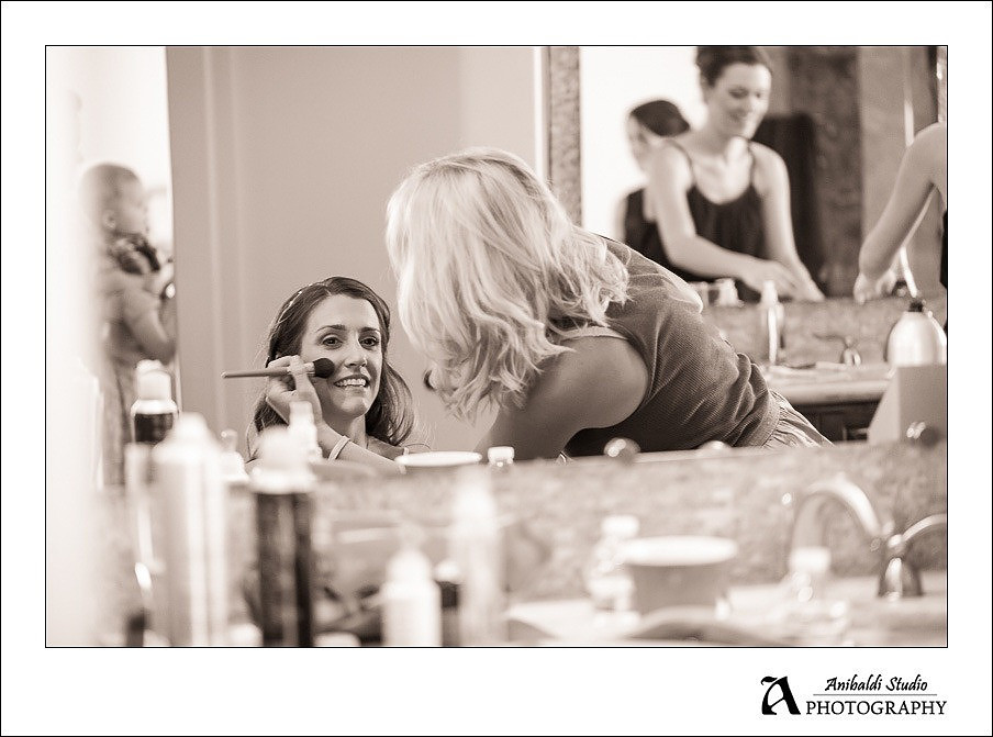 bride getting ready