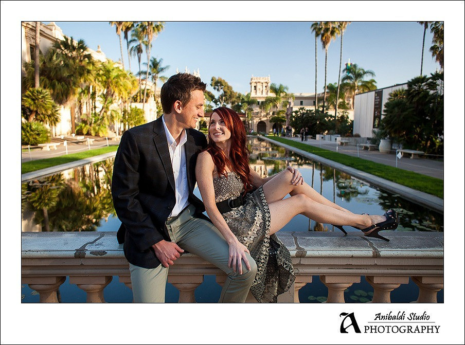 San Diego Engagement Photograph at Balboa Park