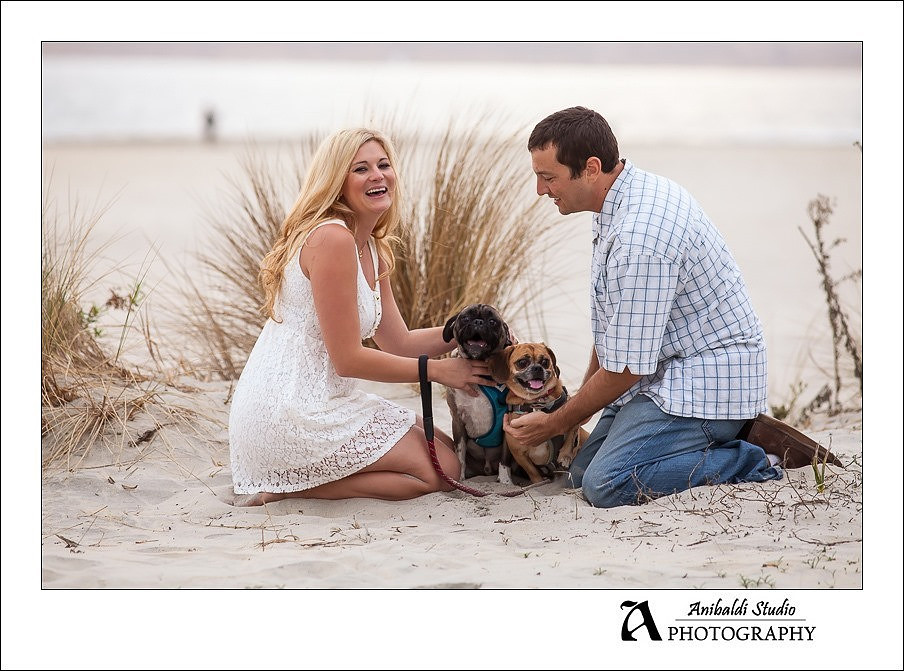 027-coronado beach engagement photo