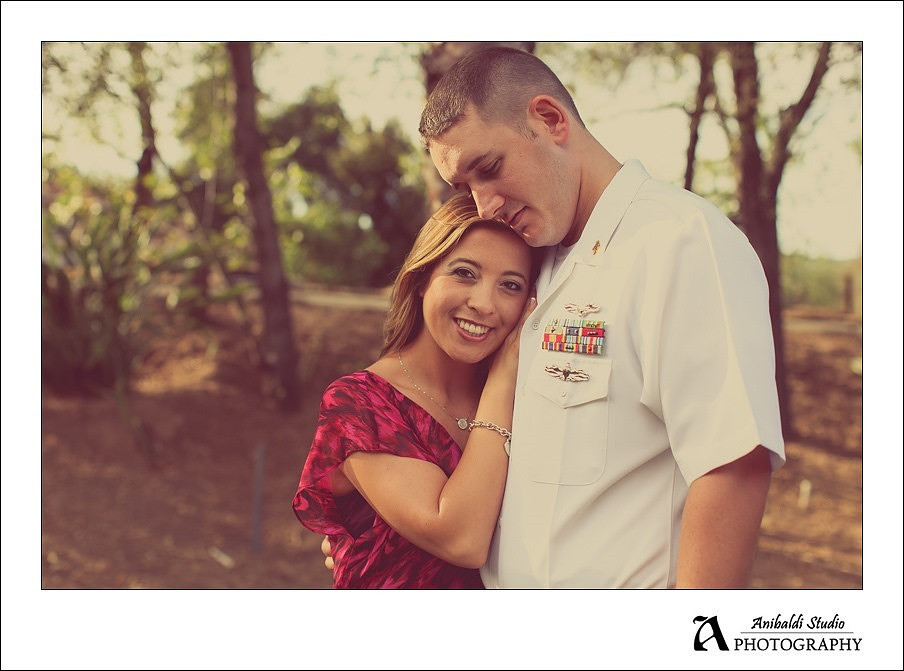 Black Walnut Creek Engagement shot