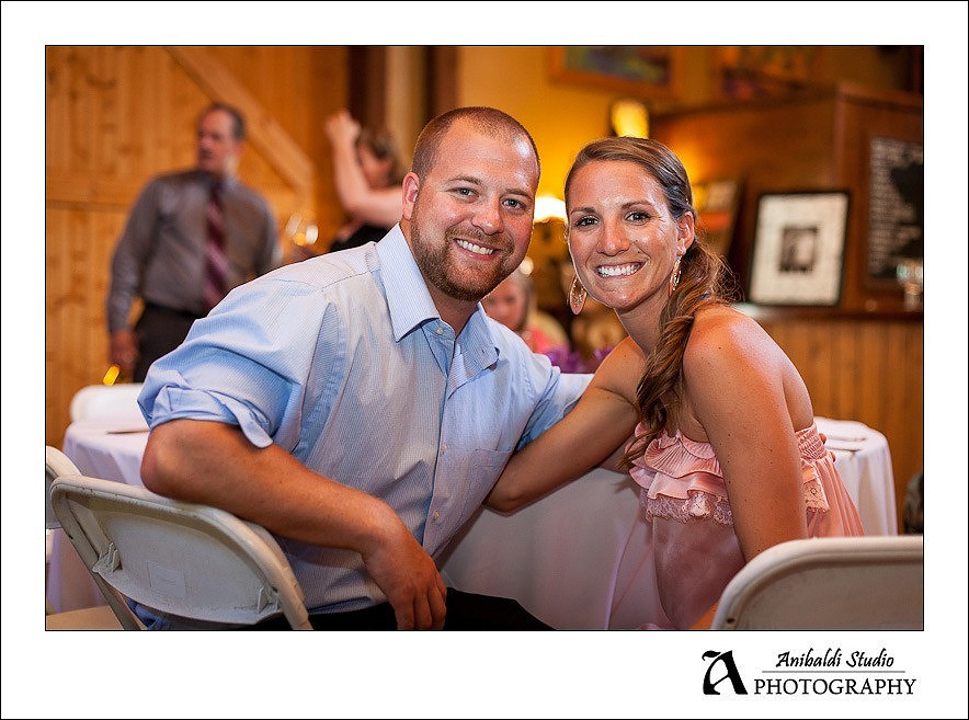 guests at wedding reception